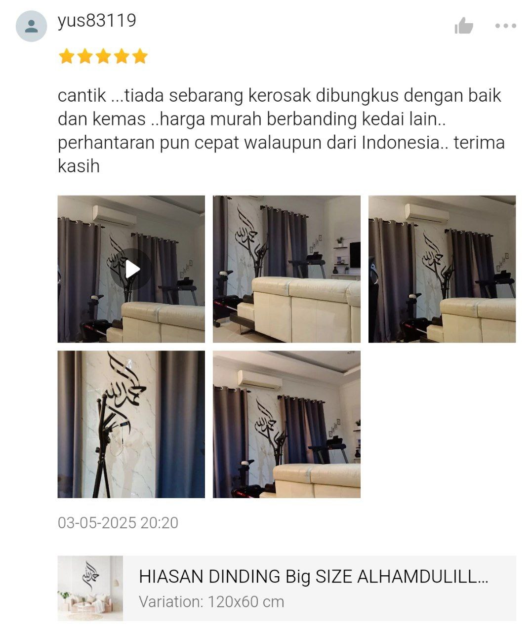 testimoni ameera project